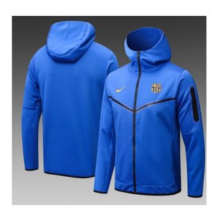 Chaqueta Con Capucha Barcelona 2024/2025 Azul