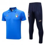 Polo Italia Conjunto Completo 2023/2024 Azul 4