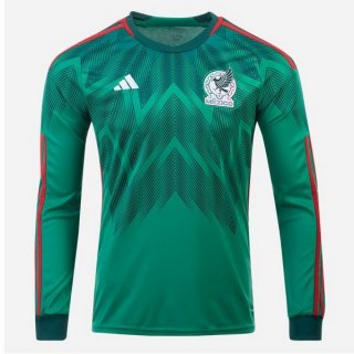 Tailandia Camiseta México Primera Equipación ML 2022/2023 Azul