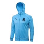 Chaqueta Con Capucha Marsella 2022/2023 Azul Chaqueta Con Capucha Marsella 2022/2023 Azul