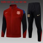 Niños Chandal Barcelona 2024/2025 Rojo Negro 3 Niños Chandal Barcelona 2024/2025 Rojo Negro 3