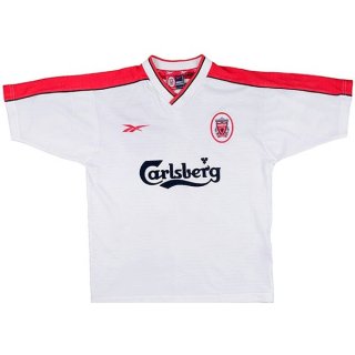 Segunda Equipación Tailandia Camiseta Liverpool Retro 1998 Rojo