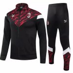 Chandal AC Milan 2021/2022 Negro Rojo Chandal AC Milan 2021/2022 Negro Rojo