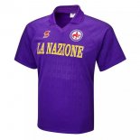 Primera Equipación Tailandia Camiseta Fiorentina Retro 1989 1991 Purpura