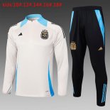 Niños Sudadera De Training Argentina 2024/2025 Amarillo Azul 3