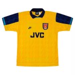 Tercera Equipación Tailandia Camiseta Arsenal Retro 1994 1996 Amarillo Tercera Equipación Tailandia Camiseta Arsenal Retro 1994 1996 Amarillo