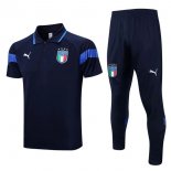 Polo Italia Conjunto Completo 2023/2024 Azul 5