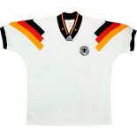 Primera Equipación Tailandia Camiseta Alemania Retro 1992 1994 Blanco