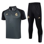 Polo Real Madrid Conjunto Completo 2024/2025 Gris Polo Real Madrid Conjunto Completo 2024/2025 Gris