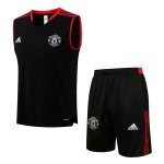 Camiseta Manchester United Sin Mangas Conjunto Completo 2022 Negro 1 Camiseta Manchester United Sin Mangas Conjunto Completo 2022 Negro 1