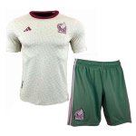 Camiseta México Segunda Niños 2022/2023 Blanco Camiseta México Segunda Niños 2022/2023 Blanco