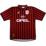 Primera Equipación Tailandia Camiseta AC Milan Retro 1999-2000 Rojo