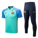 Polo Barcelona Conjunto Completo 2022/2023 Verde