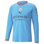 Tailandia Camiseta Manchester City Primera Equipación ML 2022/2023 Tailandia Camiseta Manchester City Primera Equipación ML 2022/2023
