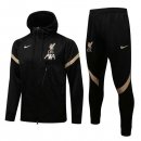 Chandal Con Capucha Liverpool 2022 Negro Oro