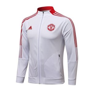 Chandal Manchester United 2022 Blanco Negro Rojo