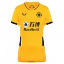 Primera Equipación Camiseta Wolves Mujer 2021/2022 Amarillo