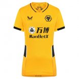 Primera Equipación Camiseta Wolves Mujer 2021/2022 Amarillo