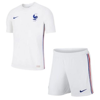 Segunda Equipación Camiseta Francia Niño 2020 Blanco