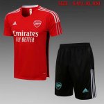 Camiseta Entrenamiento Arsenal Conjunto Completo 2022 Rojo Negro Camiseta Entrenamiento Arsenal Conjunto Completo 2022 Rojo Negro