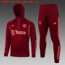 Ninos Sudadera Con Capucha Manchester United 2024 Rojo 2