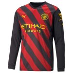 Tailandia Camiseta Manchester City Segunda Equipación ML 2022/2023 Tailandia Camiseta Manchester City Segunda Equipación ML 2022/2023