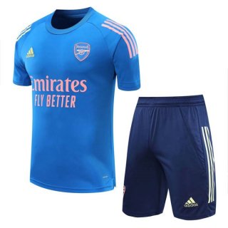 Camiseta Entrenamiento Arsenal Conjunto Completo 2021/2022 Azul Rosa