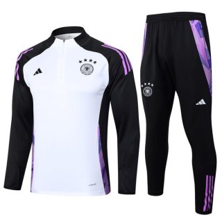 Sudadera De Training Alemania 2024/2025 Blanco Negro 3