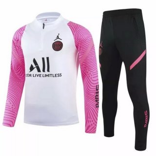 Chandal PSG 2021/2022 Blanco Rosa Negro