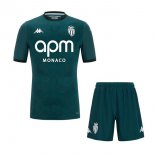 Camiseta AS Monaco Segunda Equipación Niño 2024/2025