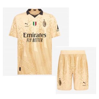 Camiseta AC Milan 4th Equipación Niño 2022/2023 Amarillo