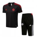 Camiseta Entrenamiento Bayern Munich Conjunto Completo 2022 Negro Rojo