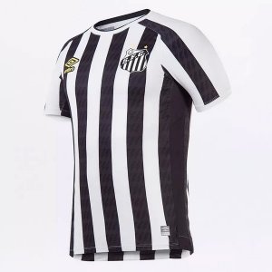 Segunda Equipación Tailandia Camiseta Santos 2021/2022 Negro Blanco