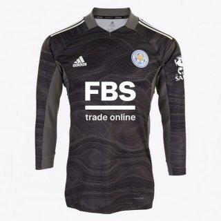 Tailandia Camiseta Leicester City Portero ML 2021/2022 Negro