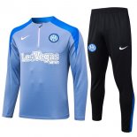 Sudadera De Training Inter Milan 2024/2025 Gris Azul 3