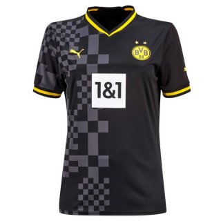 Camiseta Borussia Dortmund Segunda Equipación Mujer 2022/2023