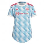 Segunda Equipación Camiseta Manchester United Mujer 2021/2022