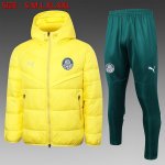 Abrigo Plumón Palmeiras Conjunto Completo 2024/2025 Amarillo Abrigo Plumón Palmeiras Conjunto Completo 2024/2025 Amarillo