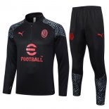 Sudadera De Training AC Milan 2024 Negro