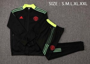 Chandal Manchester United 2022 Negro Verde