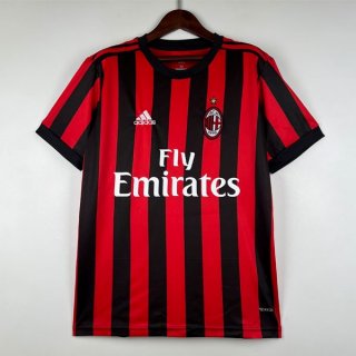 Tailandia Camiseta AC Milan Primera Equipación Retro 2017-2018