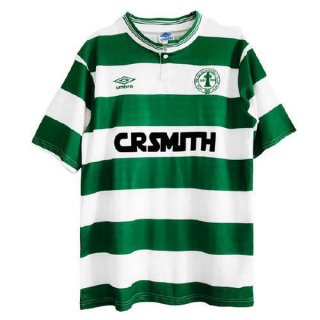 Primera Equipación Tailandia Camiseta Celtic Retro 1888 1988 Verde