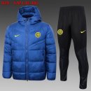 Abrigo Plumón Inter Milan Conjunto Completo 2024/2025 Azul