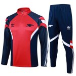Sudadera De Training Arsenal 2024/2025 Rojo Azul Sudadera De Training Arsenal 2024/2025 Rojo Azul