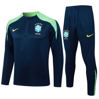 Sudadera De Training Brasil 2024/2025 Azul Verde 3