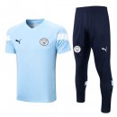 Entrenamiento Manchester City Conjunto Completo 2022/2023 Azul