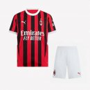 Camiseta AC Milan Primera Equipación Niño 2024/2025 Blanco