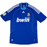 Segunda Equipación Tailandia Camiseta Real Madrid Retro 2008 2009 Azul