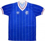 Primera Equipación Tailandia Camiseta Rangers Retro 1982 1983 Azul