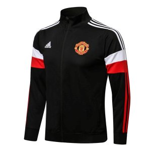 Chandal Manchester United 2022 Negro Blanco Rojo